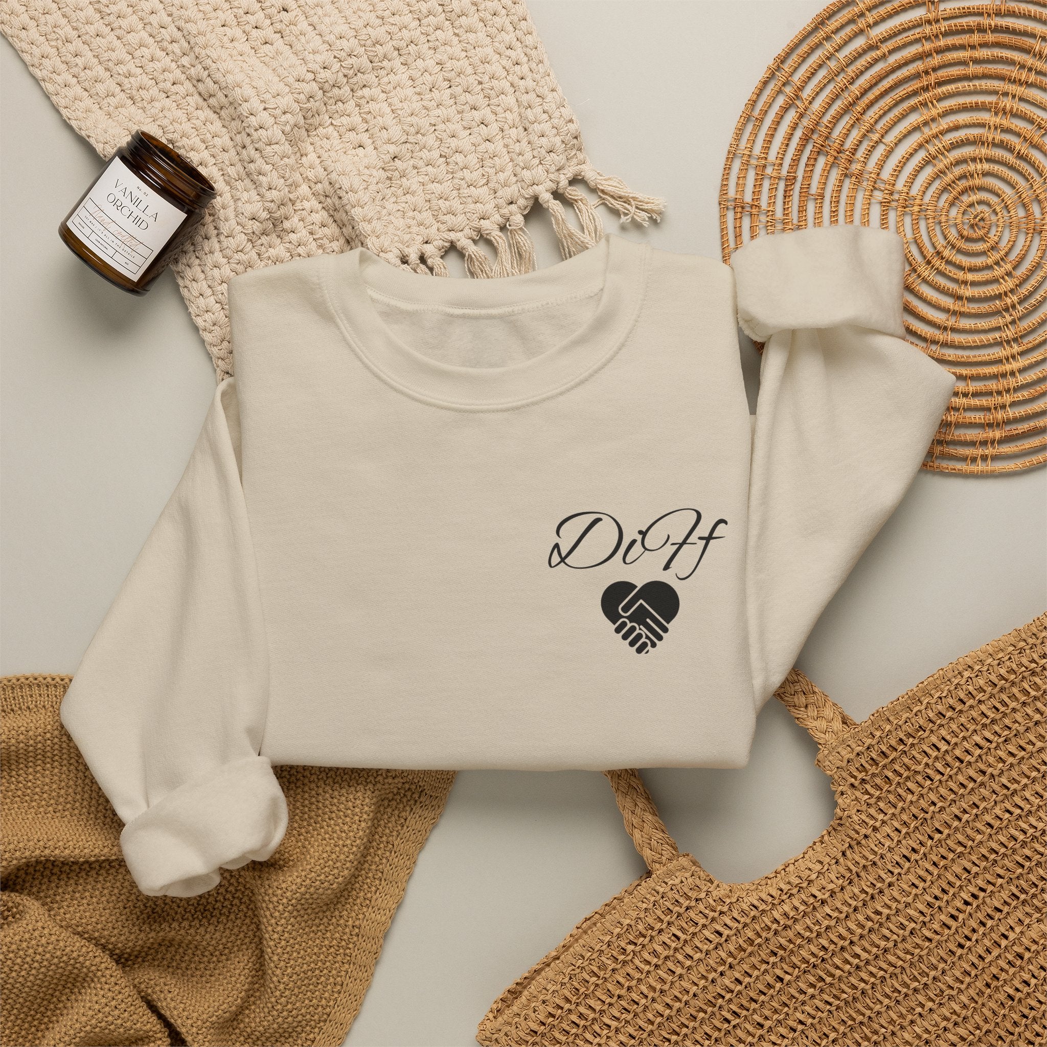 DiFf Originals Crewneck Sweatshirt "Khaki"