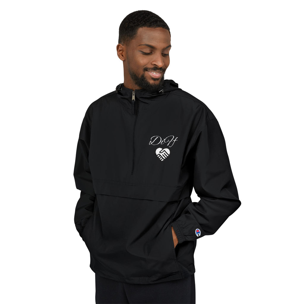 DiFf Original x Champion Windbreaker "Black"