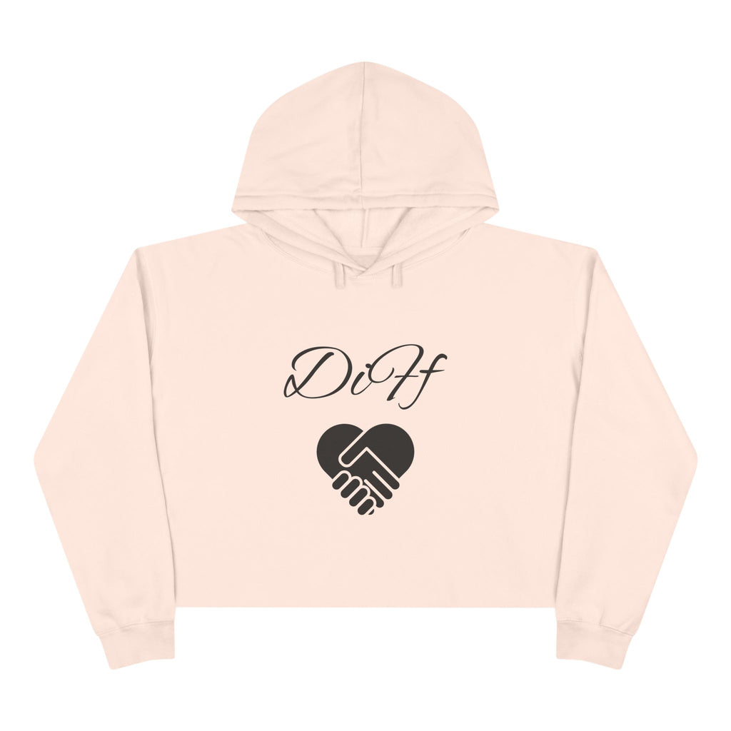 DiFf Originals Crop Hoodie "Peach"