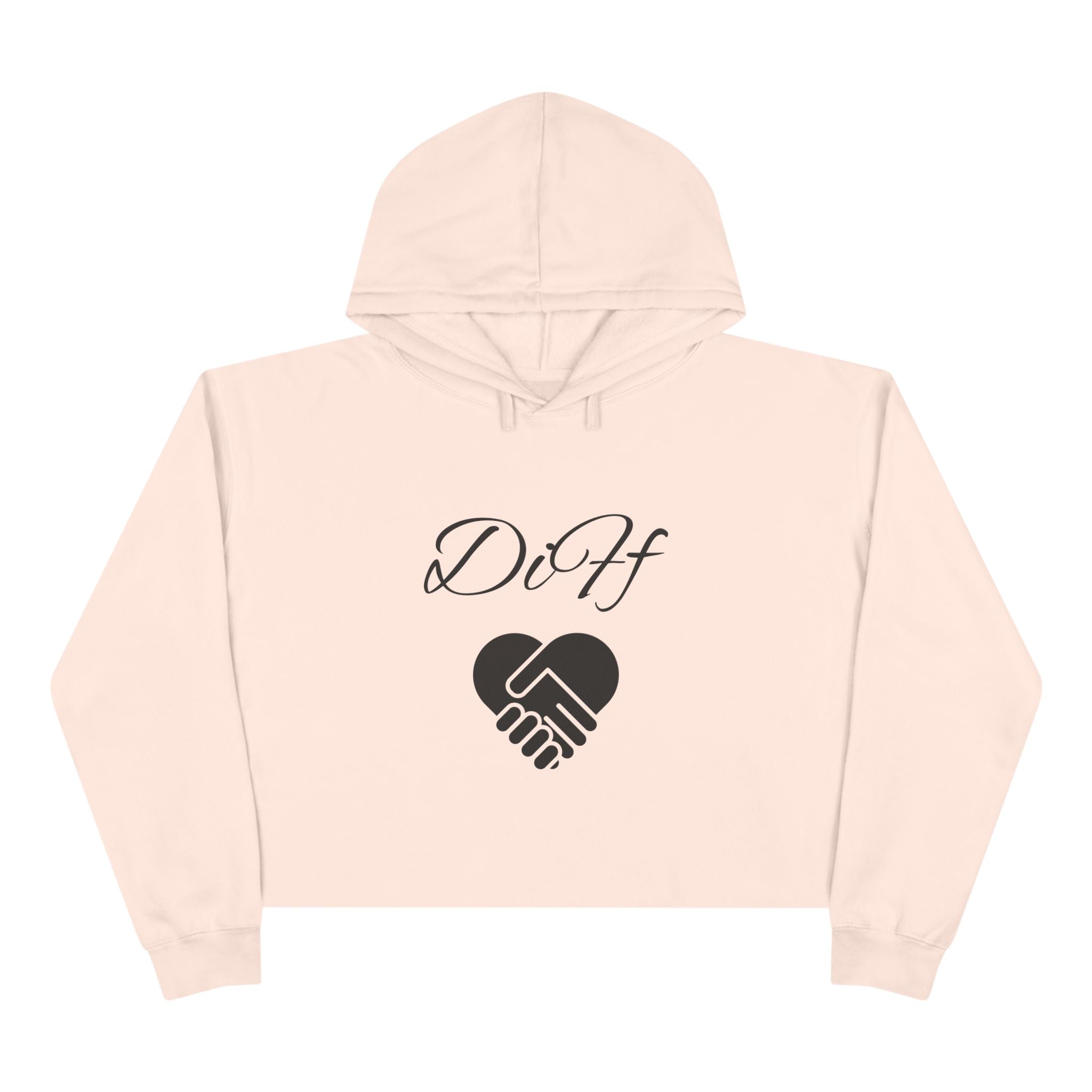 DiFf Originals Crop Hoodie "Peach"