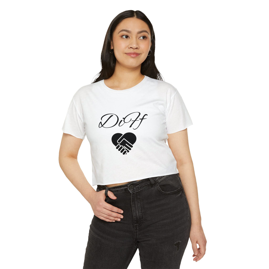 DiFf Originals Crop Top "White"