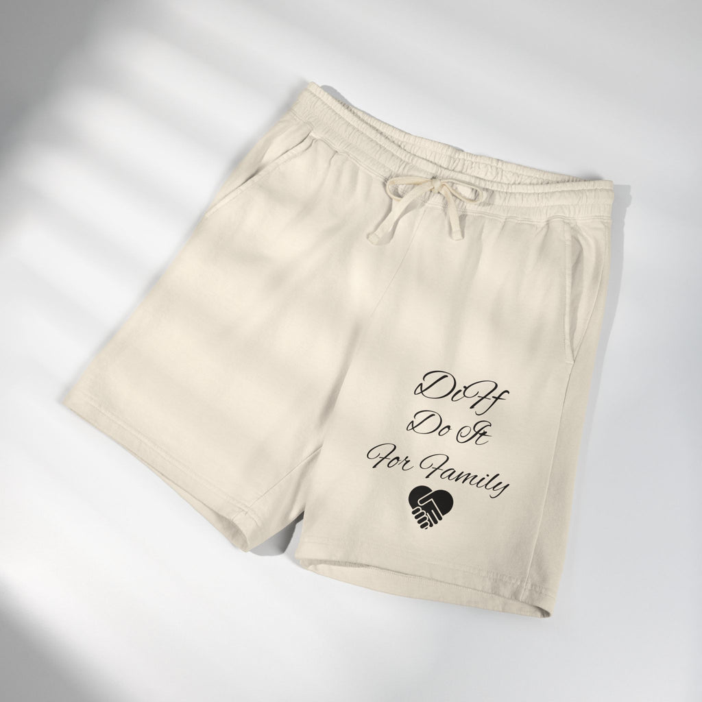 DiFf Originals Lounge Shorts "Khaki"- "Do It For Family" Edition