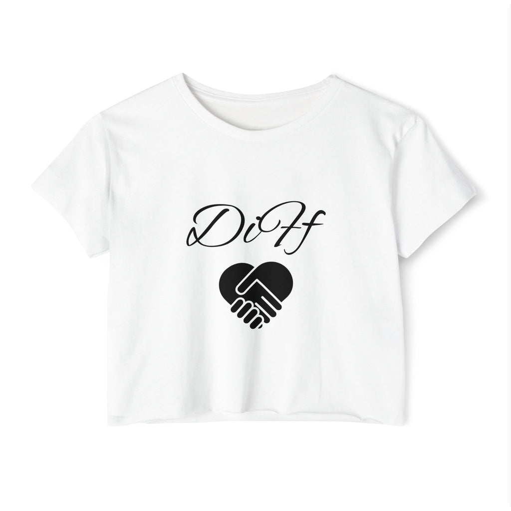 DiFf Originals Crop Top "White"