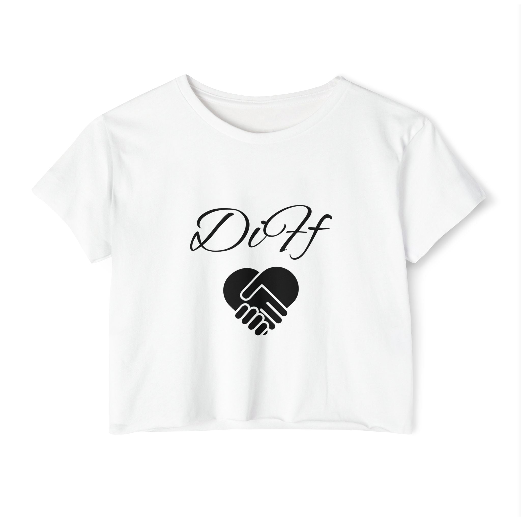 DiFf Originals Crop Top "White"
