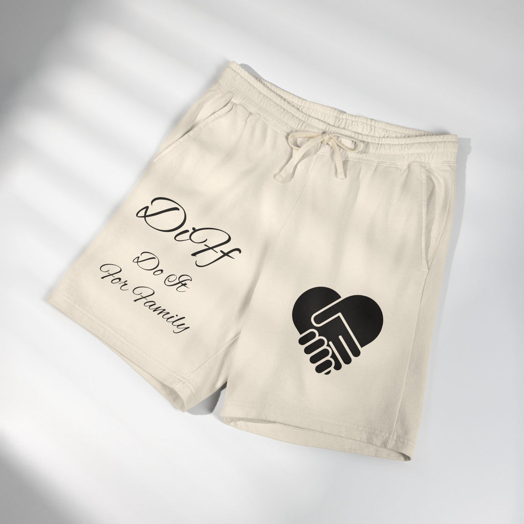 DiFf Originals Lounge Shorts "Khaki"- "Do It For Family" Edition