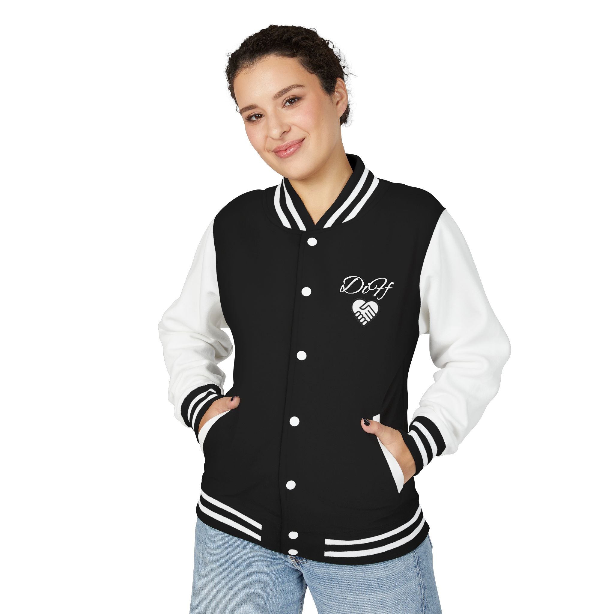 DiFf Originals Letterman Jacket "Black and White"