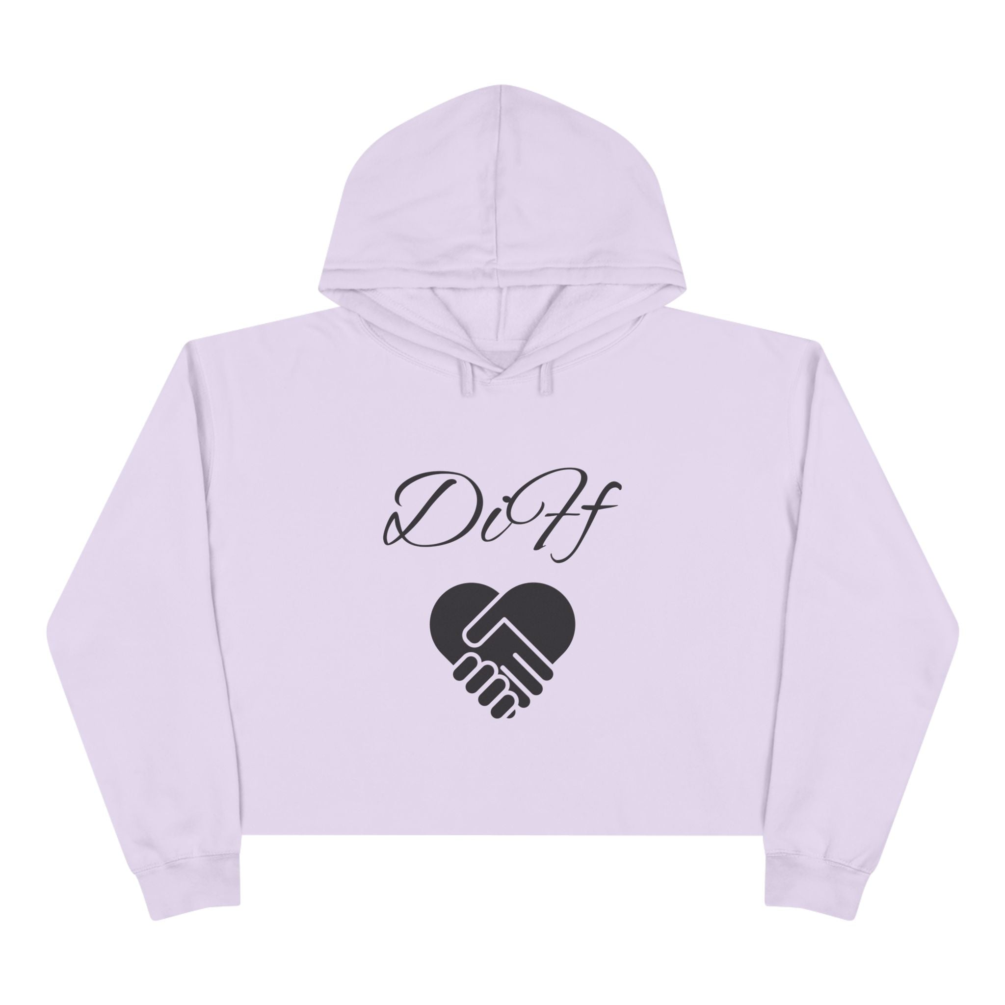 DiFf Originals Crop Hoodie "Light Purple"