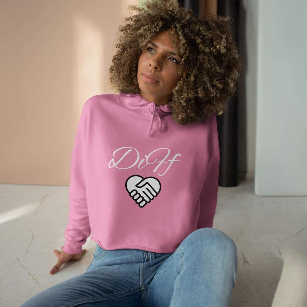 DiFf Originas Crop Hoodie "Light Pink"