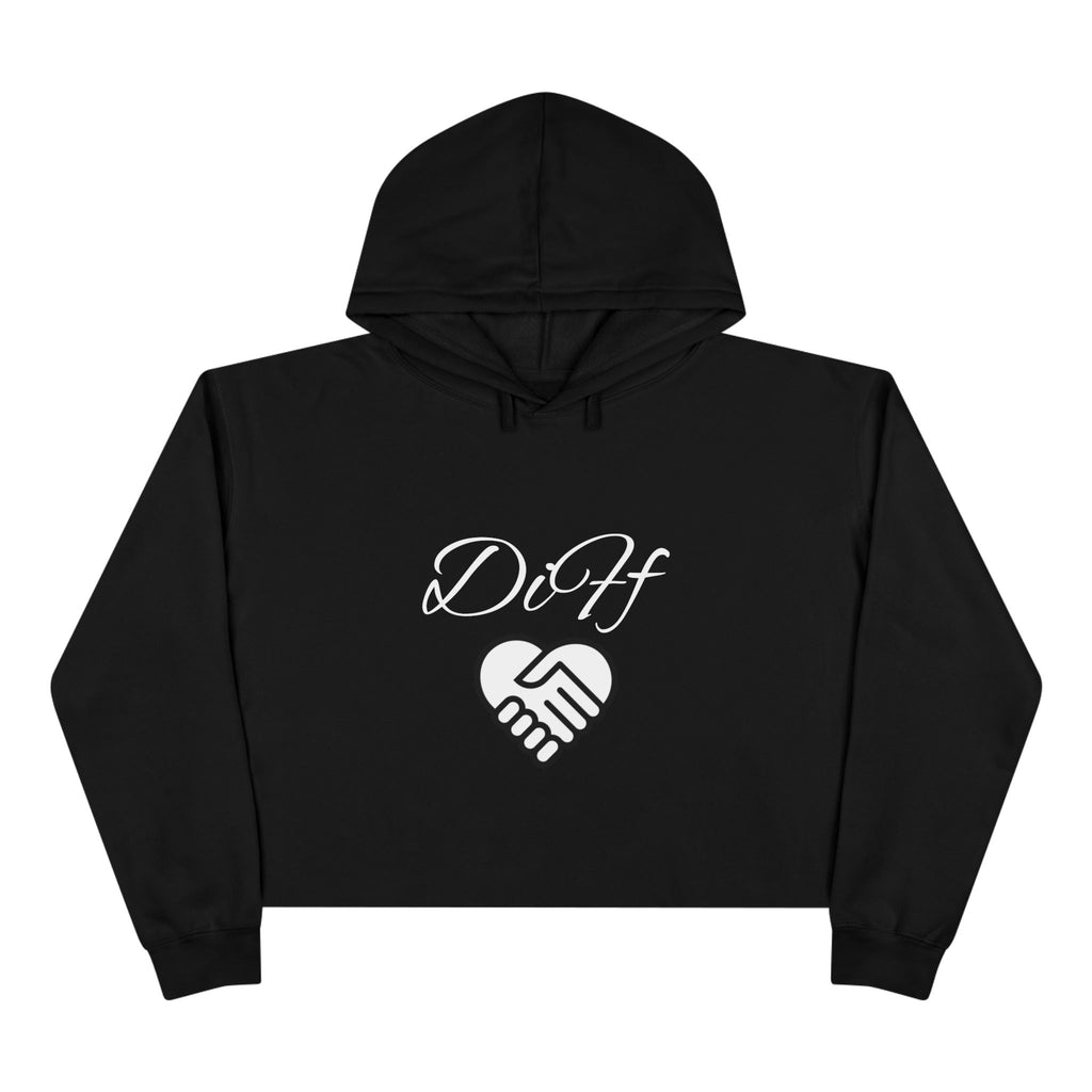 DiFf Originals Crop Hoodie "Black"