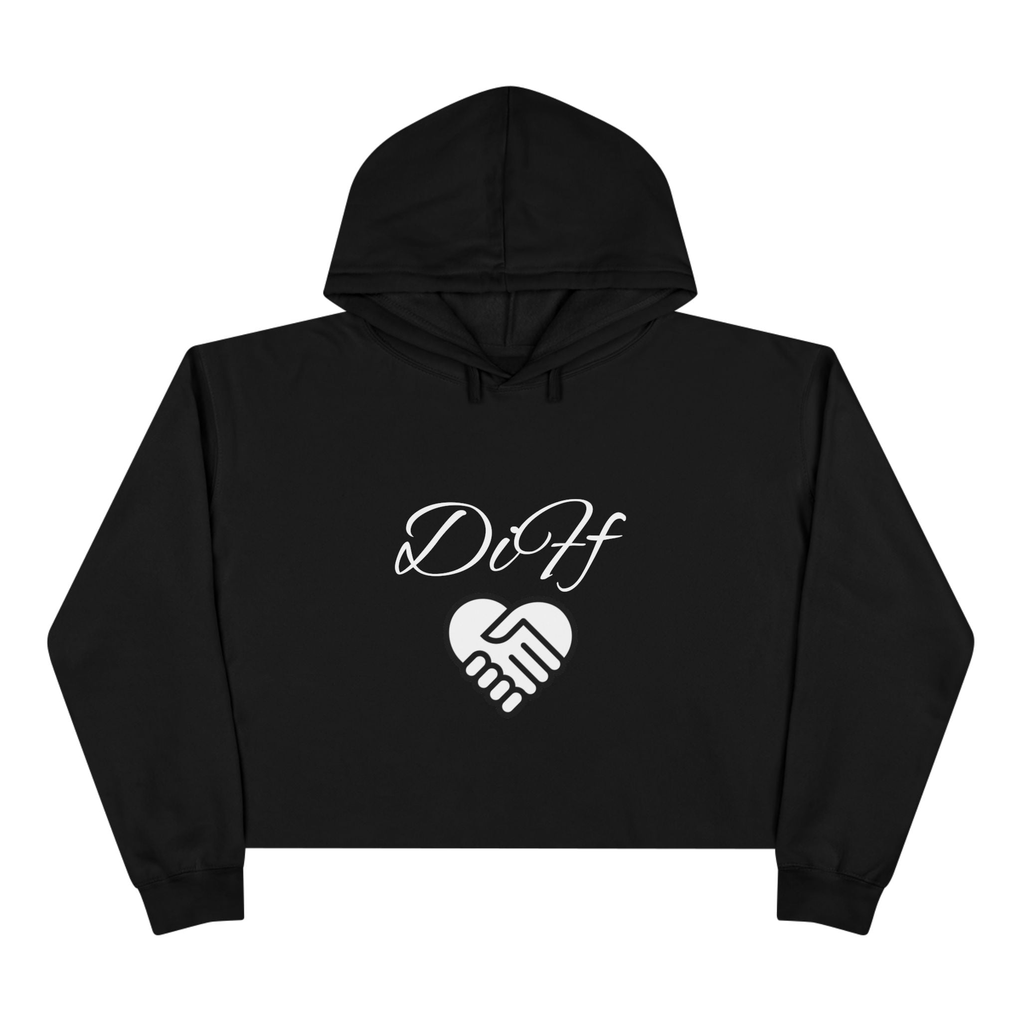 DiFf Originals Crop Hoodie "Black"