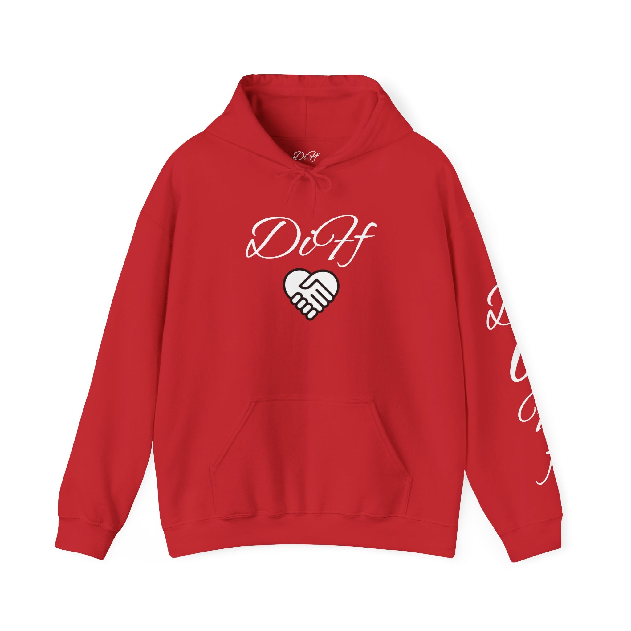 DiFf Originals Hoodie "Red" – "Do It For Family" Edition