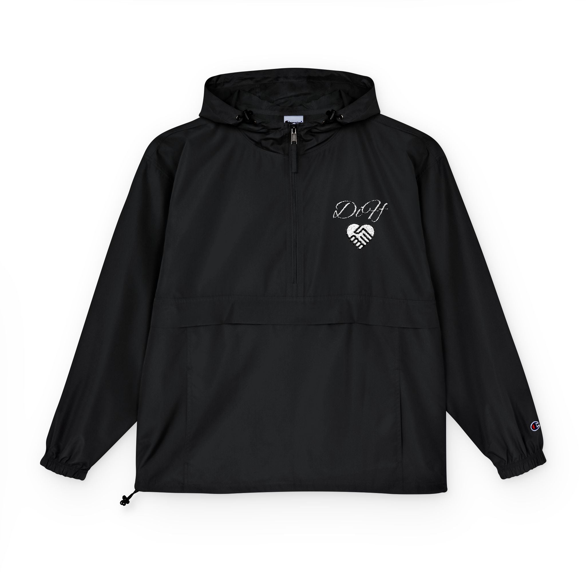 DiFf Original x Champion Windbreaker "Black"