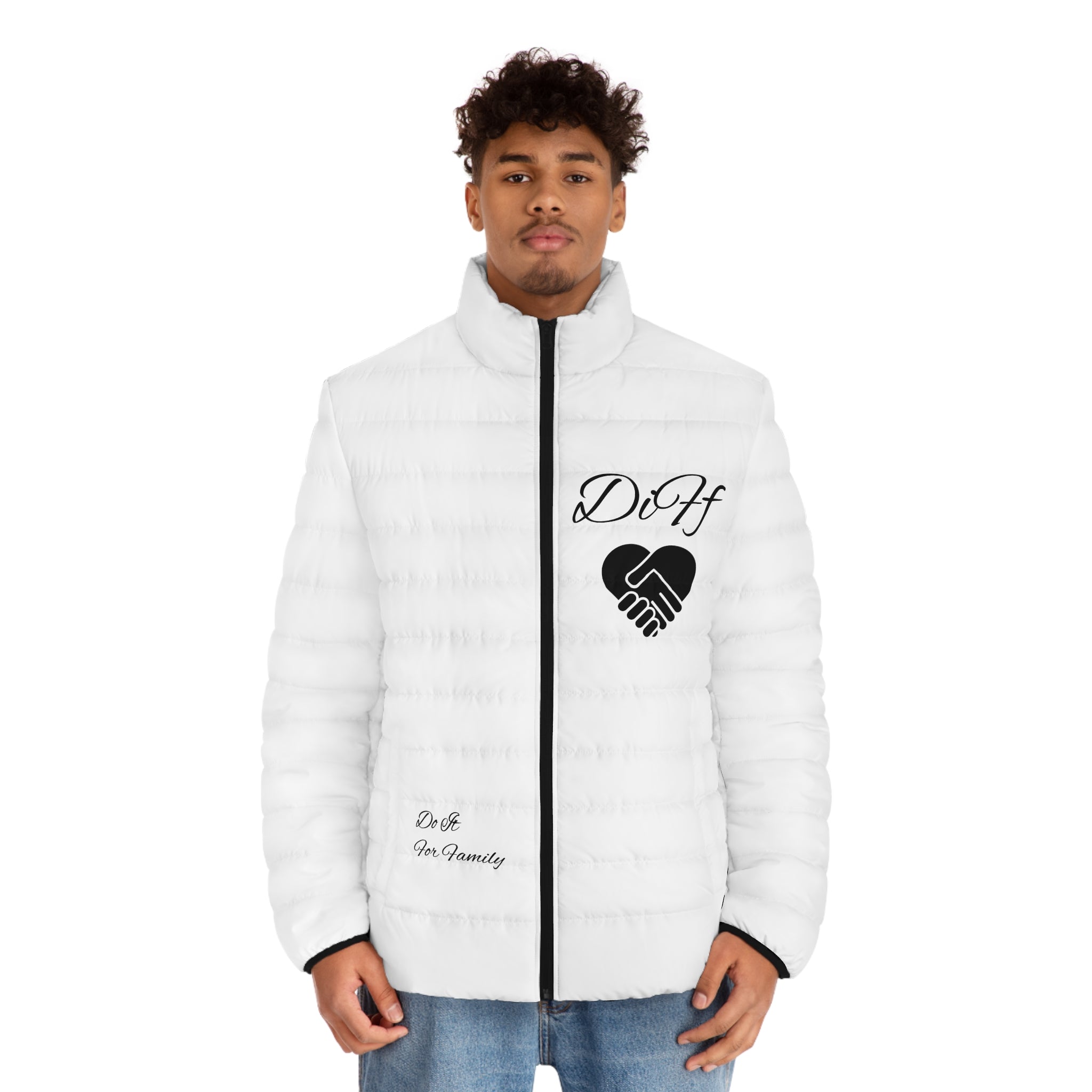 DiFf Originals Puffer "White"- "Do It For Family" Edition